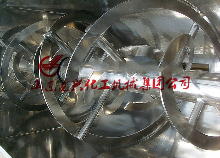 濟南電加熱不銹鋼螺帶混合機|干粉攪拌機